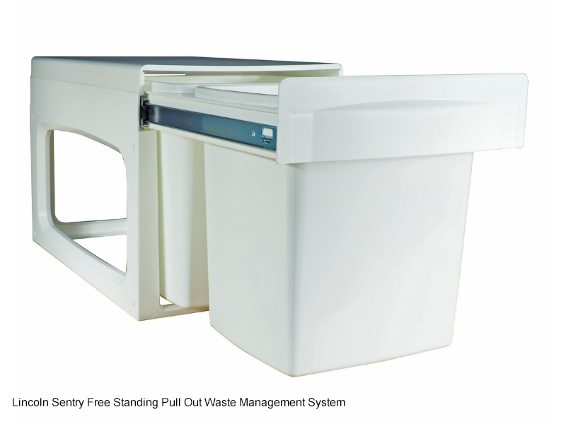 Lincoln Sentry Free Standing Pull Out Waste Management System